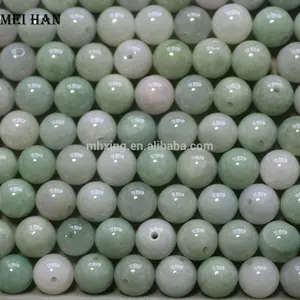 Cuentas sueltas de piedra semipreciosa de Jade de Burma, mineral Natural, 10mm, para fabricación de joyas