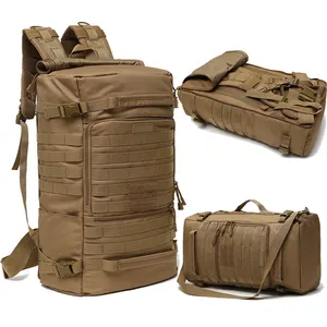 50L大容量ハイキングバッグ防水バックパック多目的バッグトラベルクライミングキャンプショルダーバッグ