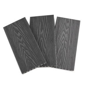 Grano de madera 3D al aire libre de madera petrificada de pisos de madera coche aparcamiento suelo laminado negro pisos - Product Image 6