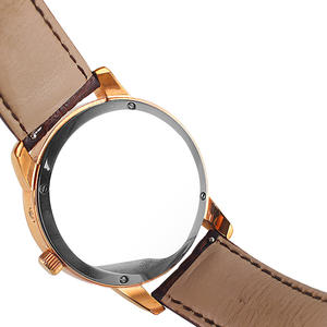 Reloj de Pulsera de Cuarzo de Lujo Unisex, <span class=keywords><strong>Exactime</strong></span>, Redondo, Clásico, de Moda, para Mujer, de Acero Inoxidable, con Correa de Cuero Genuino, Relojes de Cuarzo para Hombre - Product Image 6