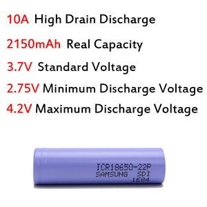 Loco promoción grande! 3.7 v 2150 mah de litio ion 18650 recargable imr batería - Product Image 2