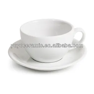 Wholesale custom porcelain tea cup and saucer