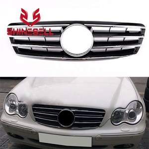 सामने ग्रिल काले नया रूप सीएल शैली 4 पंख जंगला मर्सिडीज के लिए बेंज W203 सी कक्षा 2000-2006 - Product Image 1