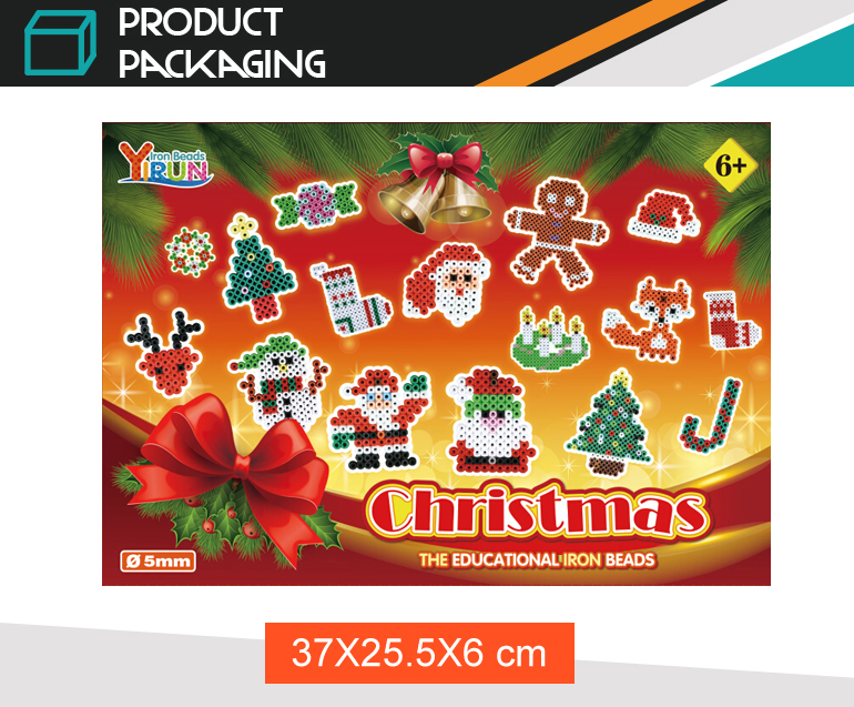 DIY Decorate Toy Hot Plastic Puzzle Hama Perler Beads for Christmas