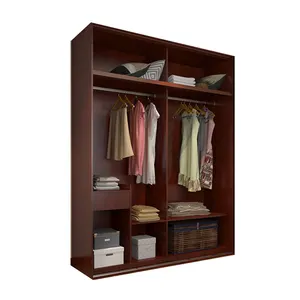 Armoire à vêtements garde-robe Antique en bois, modèles d'almiras en bois pour chambre à coucher