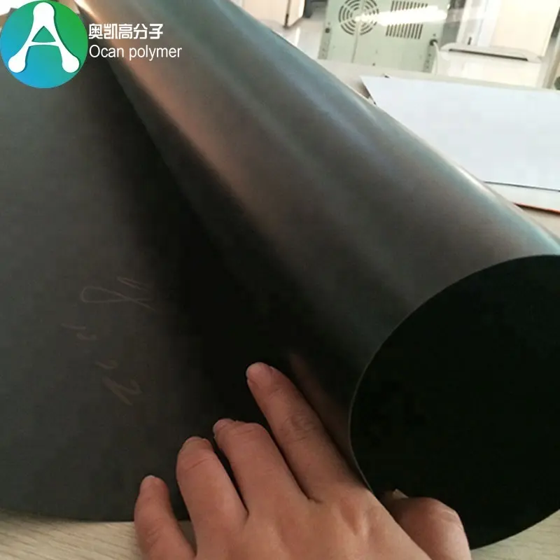 PVC Sheet Thickness 0.3mm Matt Black Plastic PVC Rigid Sheet