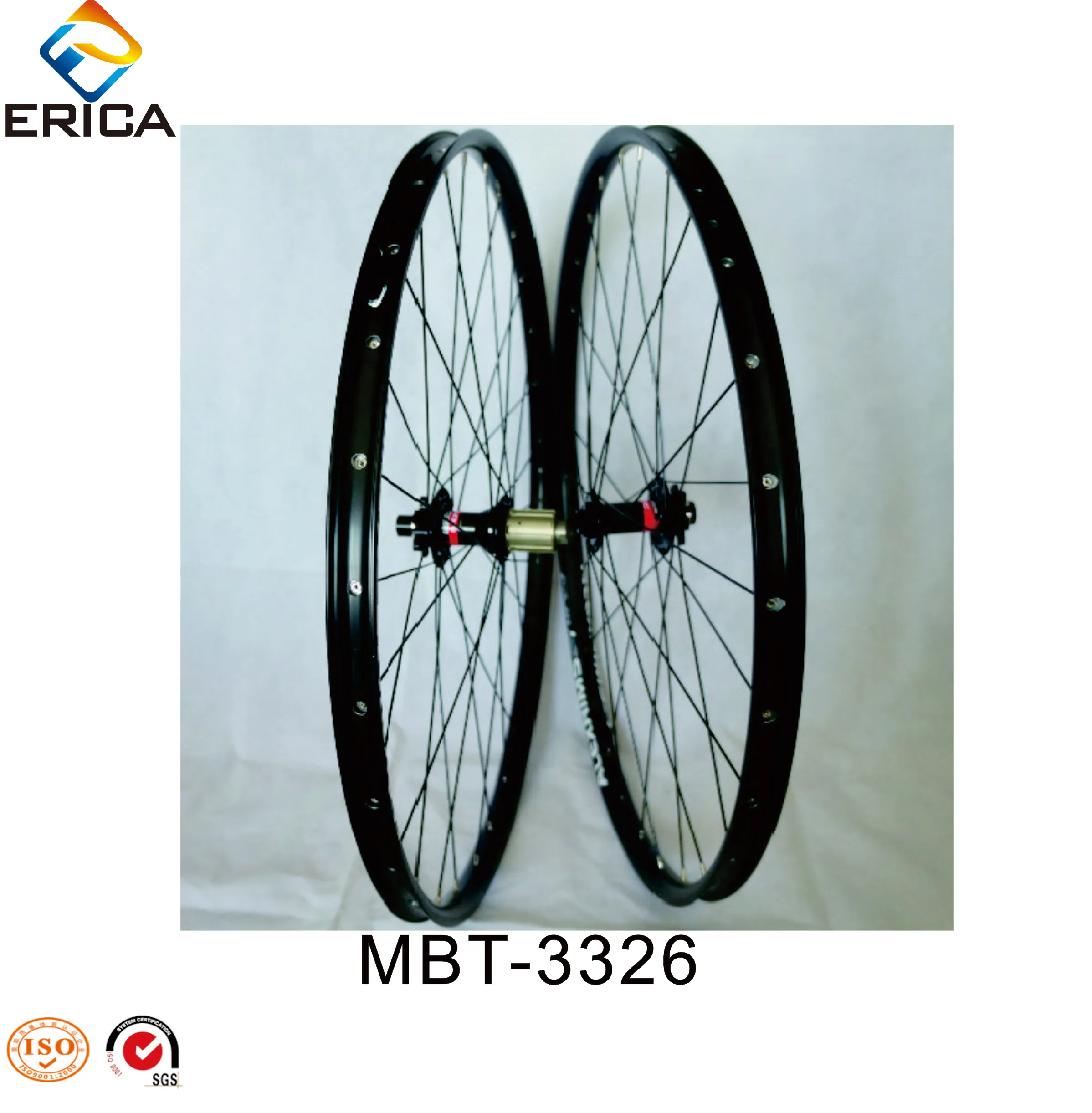 Rueda de bicicleta de montaña sin cámara de aleación, OEM 27,5/29er 32/28H Thro Hub