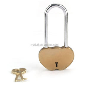 Candado de Latón Doble con Forma de Corazón a Precio de Mayoreo para Regalos del Día de San Valentín - Product Image 5