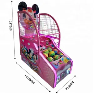 Centro gioco per bambini attrezzature gettoni di basket arcade machine filippine