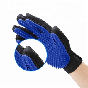 Hot sale amazing effect Silicone cleaning massage wash gloves for cat dog - Product Image 5
