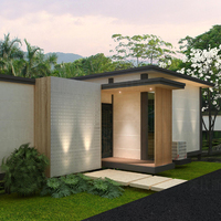 Japón 1 piso prefabricado casa modular planes