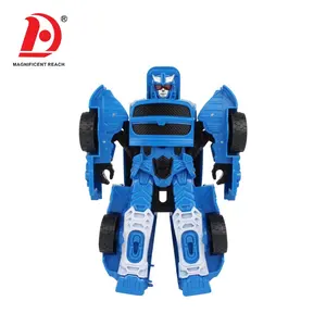 HUADA Kinder DIY Deformed Model Toys Ein Schritt Transform Toy Car Robot Kit für Jungen