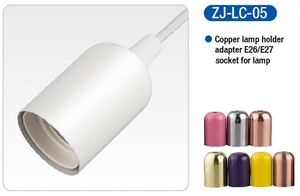 Thiết kế thời trang <span class=keywords><strong>E26</strong></span> <span class=keywords><strong>E27</strong></span> ổ cắm Brass chủ 250V điện áp dây nguồn cho vải Mặt dây chuyền đèn - Product Image 4