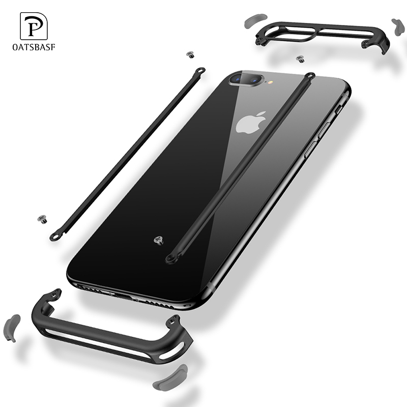 Diy De Luxe En Métal Résistant À La Chaleur Smart Phone Housse Mobile Cell Phone Housse Pour Iphone 8 Plus