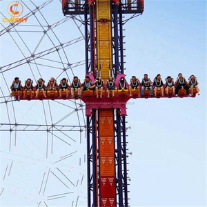 Venta caliente tema <span class=keywords><strong>parque</strong></span> de atracciones en juegos de carnaval emocionante caída libre cielo caer Torre paseos - Product Image 2