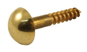 12mm 16mm 18mm Kubbeli yuvarlak kafa parlak pirinç ayna vidası - Product Image 2