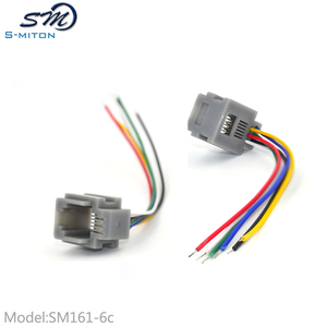 Đầu Nối 6C Ổ Cắm <span class=keywords><strong>RJ11</strong></span> Giắc Cắm Điện Thoại Có Dây <span class=keywords><strong>623K</strong></span> - Product Image 3