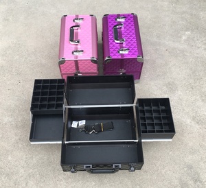 Custodie <span class=keywords><strong>per</strong></span> treni cosmetici in alluminio borse Vanity Makeup Beauty Boxes custodia <span class=keywords><strong>per</strong></span> il trucco - Product Image 3