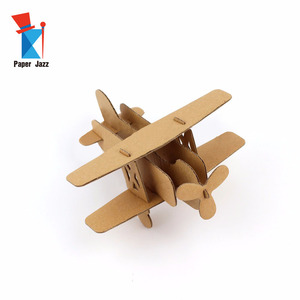 Máy bay <span class=keywords><strong>3D</strong></span> giấy Jazz giấy tái chế các tông nhỏ trẻ em hoạt động thủ công <span class=keywords><strong>3D</strong></span> máy bay Câu Đố làm bằng bìa cứng - Product Image 5