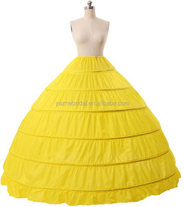 9 couleurs-<span class=keywords><strong>6</strong></span> <span class=keywords><strong>jupon</strong></span> cerceau pour robe de bal robe de Quinceanera accessoires de mariage robes de mariée <span class=keywords><strong>Crinoline</strong></span> - Product Image 3