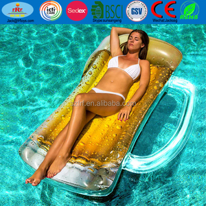 Verano piscina diversión <span class=keywords><strong>gigante</strong></span> PVC inflable cerveza taza piscina flotador balsa playa colchón de aire <span class=keywords><strong>Lilo</strong></span> - Product Image 2