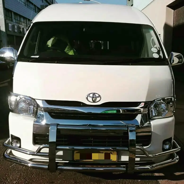 Dong Sui Auto Parts Car Bumpers Grille Guard Bull Bar Nudge Bar For Hiace