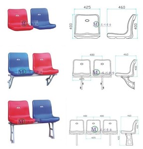 Libra Polypropylene Fixed Plastic <strong>Stadium</strong> <strong>Chair</strong> /<strong>Bucket</strong> <strong>Seat</strong> for Sale - Product Image 5