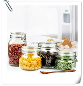 Venta al por mayor, venta al por mayor, mini frascos herméticos de vidrio para envasado de alimentos lucid con tapa - Product Image 3