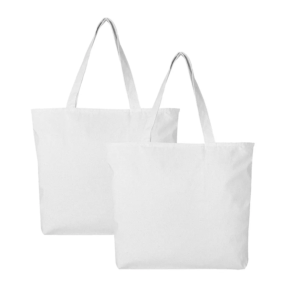 Cheap Sublimation Photo Printing White Shopping Bag
