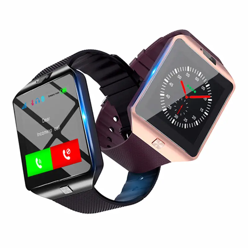 2019 Venta caliente, reloj inteligente con cámara para Smartwatch Android y para iphones