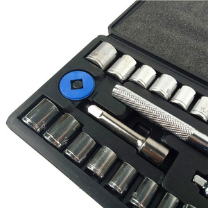 40 pièces Conduire Ensemble Ménage Voiture/Kit De Réparation Automatique Kits De Main Combinaison Clé À Cliquet Douille Kit Outils pour réparation automatique - Product Image 2