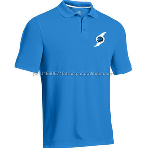 POWER PUNCH Golf T-shirt à manches courtes en coton biologique pour homme, tricoté, à séchage rapide et respirant - Product Image 1