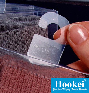 Crochet en J transparent en PET, auto-adhésif, pour accrocher - Product Image 2