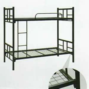 <strong>Bunk</strong> <strong>Bed</strong> <strong>Double</strong> Decker <strong>Bed</strong> Dormitory Metal <strong>Double</strong> Steel Metal <strong>Bunk</strong> <strong>Bed</strong> - Product Image 1