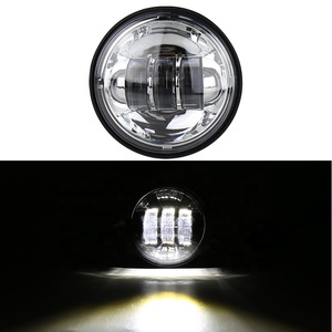 Ovovovs Custom Manufacturers Chrome/Black 12v 30W moto Bike 4.5 pollici Driving Light <span class=keywords><strong>Led</strong></span> <span class=keywords><strong>fendinebbia</strong></span> per Harley - Product Image 3