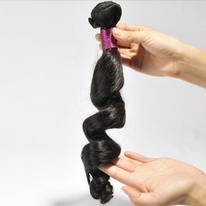 Pleine cuticule lâche vague extension de cheveux peut durer <span class=keywords><strong>plus</strong></span> d'un an vip extension de cheveux - Product Image 2