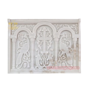 Escultura de arte en relieve de mármol de catedral cristiana, diseño de piedra para decoración de Estatua de la Última Cena - Product Image 2