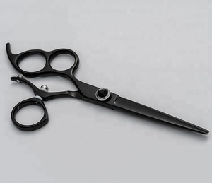Taglio Dei Capelli <span class=keywords><strong>Forbici</strong></span> barbiere Capelli Scissor Swivel Nero Per Stylist <span class=keywords><strong>Parrucchieri</strong></span> strumenti - Product Image 2