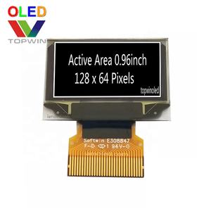 Display mobile oled di alta qualità hard oled 0.96 ''128x64 colore bianco tipo connettore pannello - Product Image 2