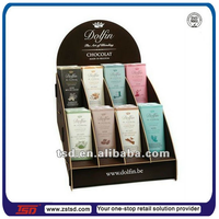 Étagère de présentation promotionnelle de produits pour tablette de chocolat en métal pour magasin de détail personnalisé supermarché support