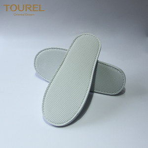 Zapatillas desechables personalizadas para Hotel, lavables, Spa, ducha, Hotel, habitación de invitados, Unisex, color blanco, venta al por mayor - Product Image 3
