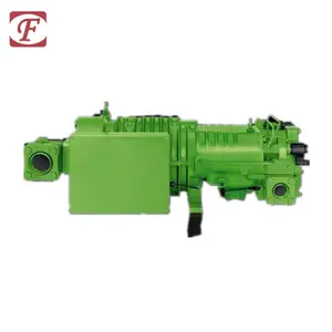 water cooling type 40hp Semi-hermetic screw compressors used for quick frozen HSK5363-40