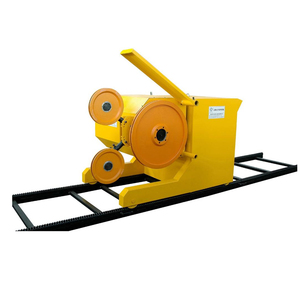 Máquina de minería de alambre de diamante para cantera, OMC-SJ37 de piedra, capacidad de producción 100%, rotación de 360 grados, 0-40 m/s, 20-80m, amarillo, 800mm