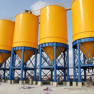 Customized Cement Silo ready for mix mobile concrete batching plant