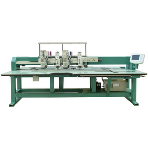 Machine à broder industrielle informatisée à 2 têtes multicolore nouvel état avec enroulement et ruban adhésif 1200 Rpm Vitesse moteur - Product Image 1