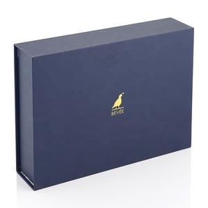 Đồng Bằng In Từ Đóng Nắp Thanh Lịch Bespoke Giấy Hộp Quà Tặng Với Bản Lề Nắp - Product Image 2
