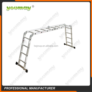 Aluminum Ladder Hinge Ladder 4x4 <strong>Steps</strong> for Home Use Folding <strong>Step</strong> <strong>Stool</strong> with Non-Slip Feets - Product Image 3