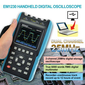 אוסילוסקופ דיגיטלי אחסון כף יד 25 מ "ש 100 מ" ס ס ס "מ היקף עם תאורה אחורית אותנו - Product Image 4