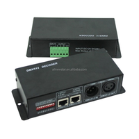 DC12V-24V DMX 512 de control digital de señal dmx controlador 512 DMX 512 decodificador dmx512 controlador de luz de LED de tira