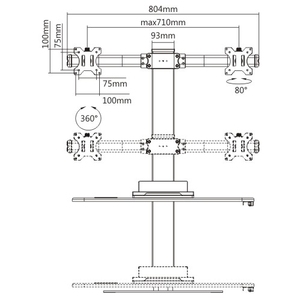 Poste de Travail réglable <span class=keywords><strong>Debout</strong></span>, <span class=keywords><strong>Assis</strong></span>, Bureau Réglable Bureau Bureau - Product Image 5